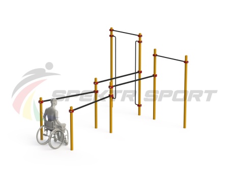 Купить Спортивный комплекс для инвалидов-колясочников WRK-D19_76mm в Боре 
